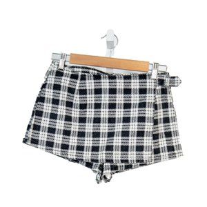 BDG Blue Plaid Skort